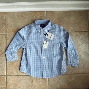 UNTUCKit blue Pink Plaid Button-Up capriago Shirt Easter​